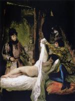 Delacroix, Eugene - Louis d'Orleans Showing his Mistress